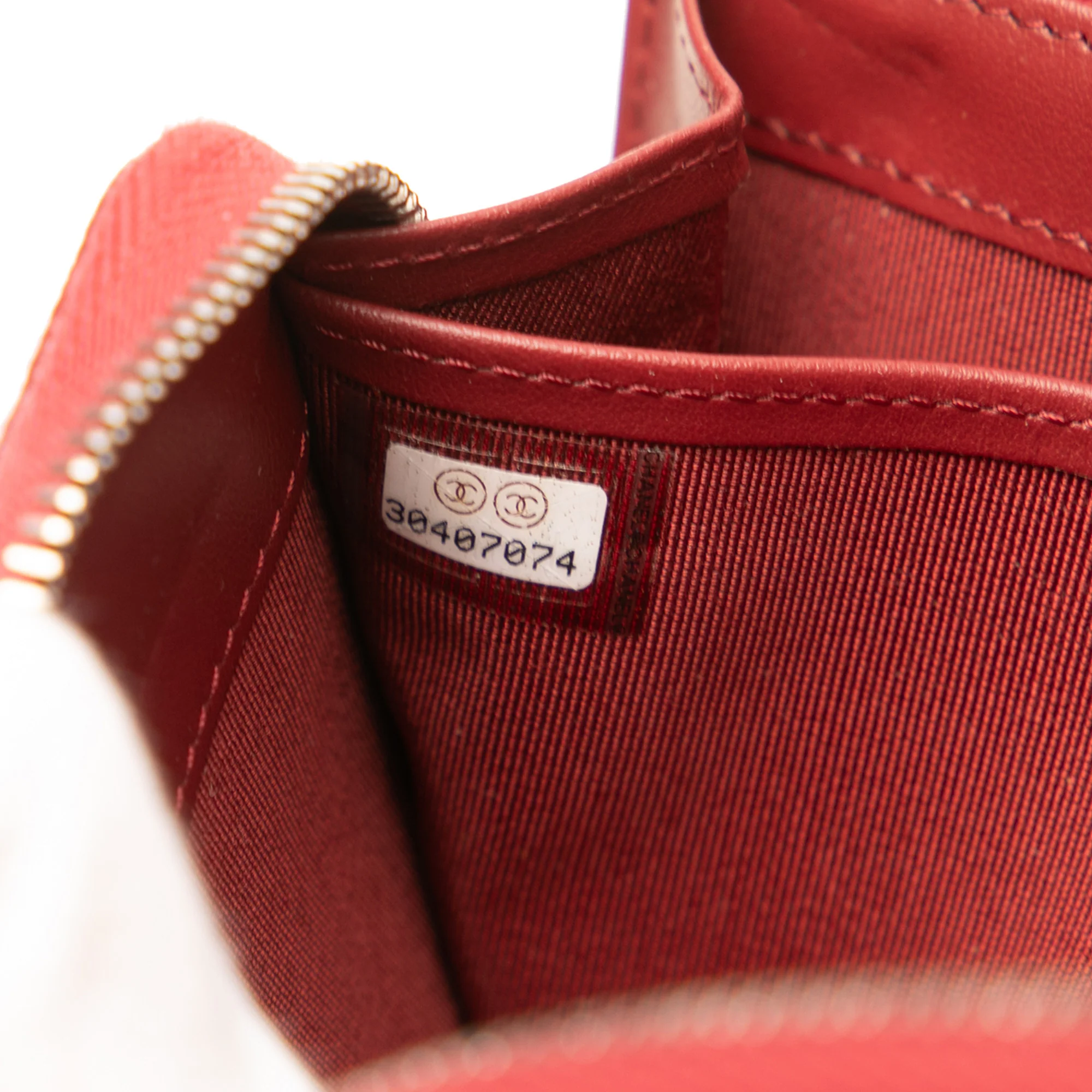 Zip Around Wallet Quilted Caviar Long - Image 7