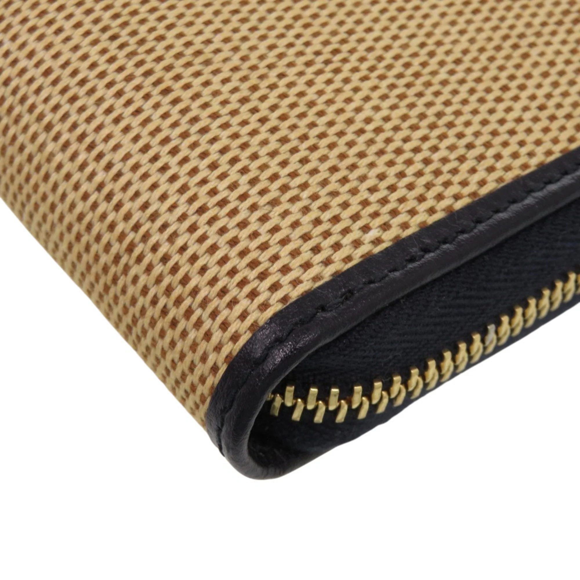 Horsebit 1955 Zip Around Wallet Canvas with Leather Long - Image 8