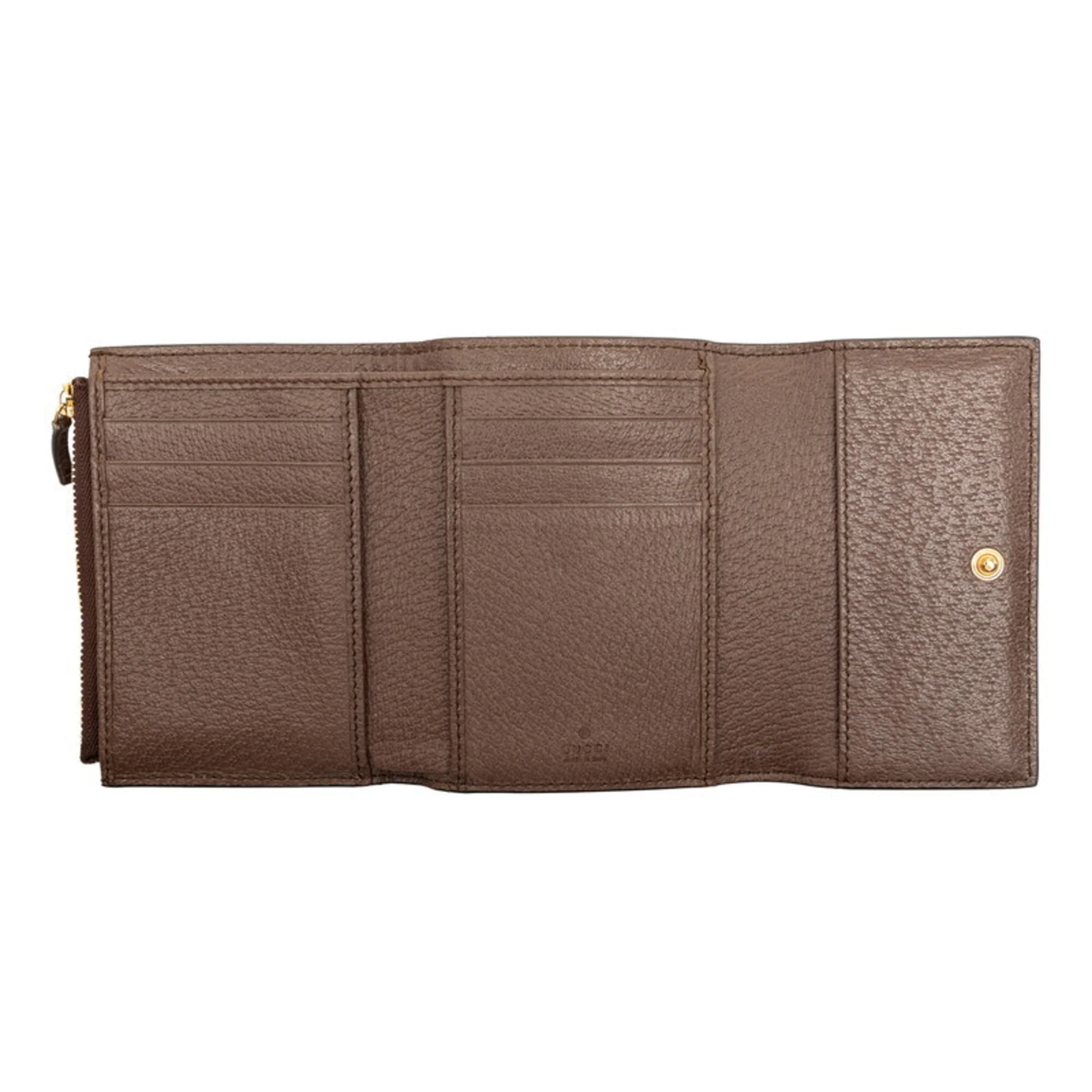 Ophidia French Flap Wallet GG Coated Canvas Compact - Image 4