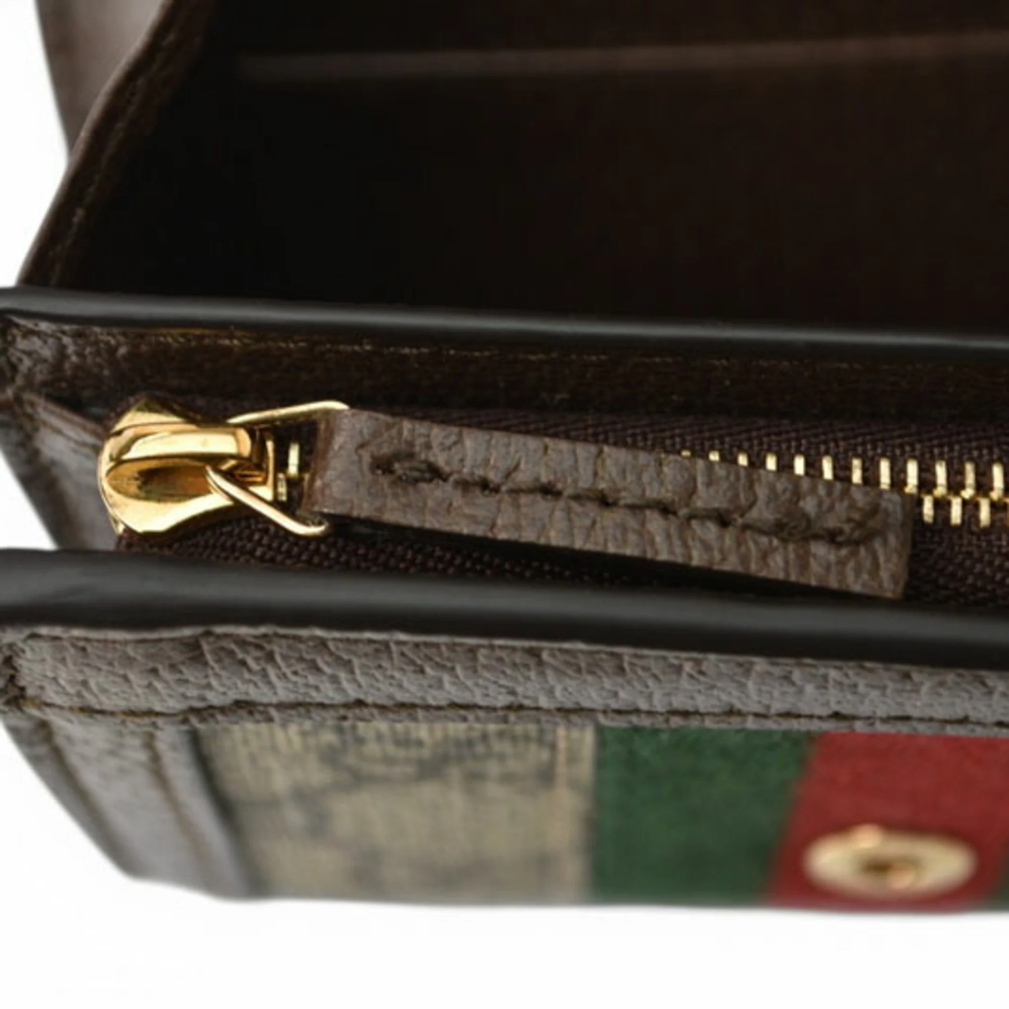 Ophidia French Flap Wallet GG Coated Canvas Compact - Image 8