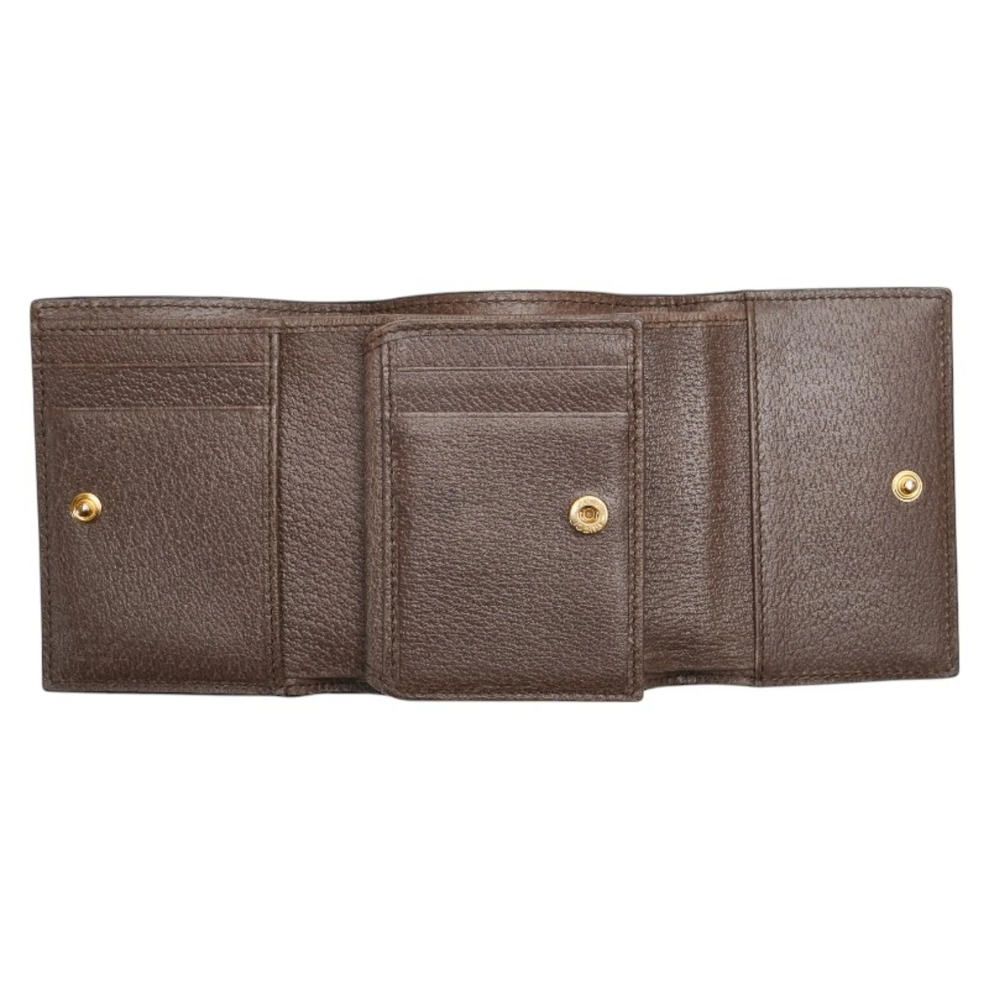 Ophidia French Flap Wallet GG Coated Canvas Compact - Image 4