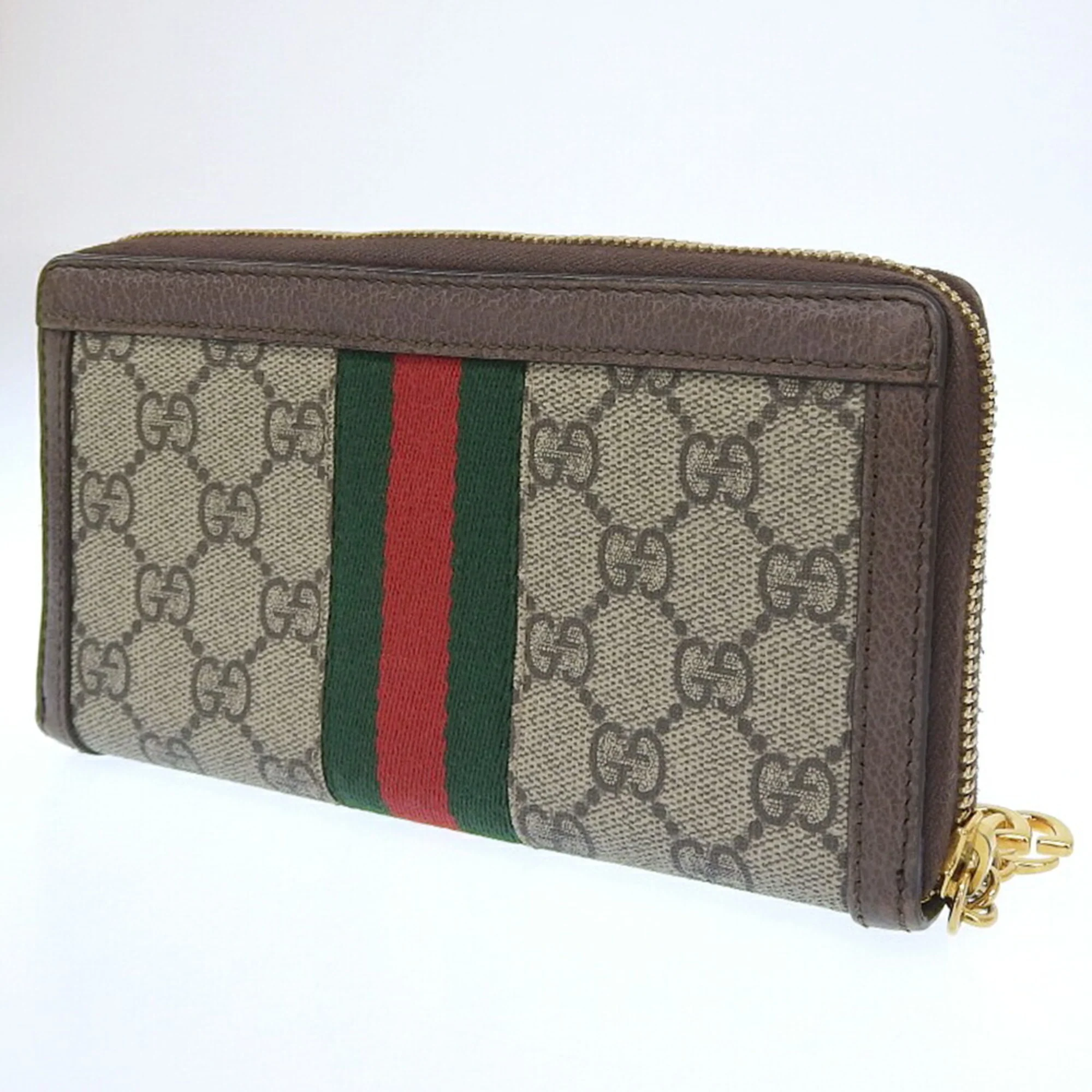 Ophidia Zip Around Wallet GG Coated Canvas - Image 2