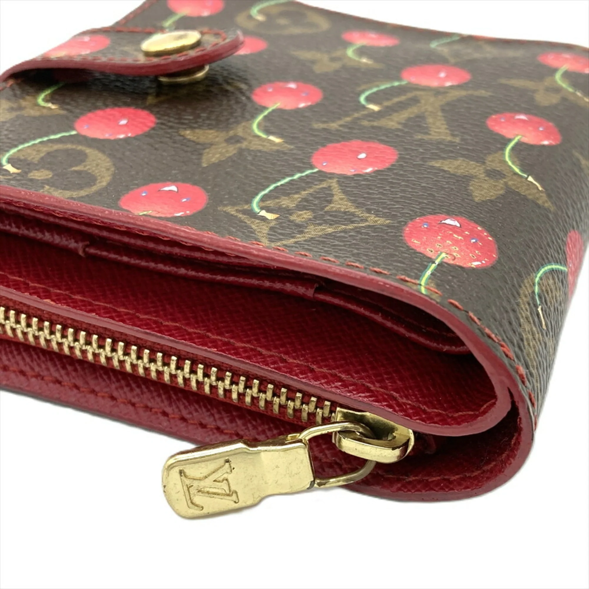 Compact Zippe Wallet Limited Edition Monogram Cerises - Image 3