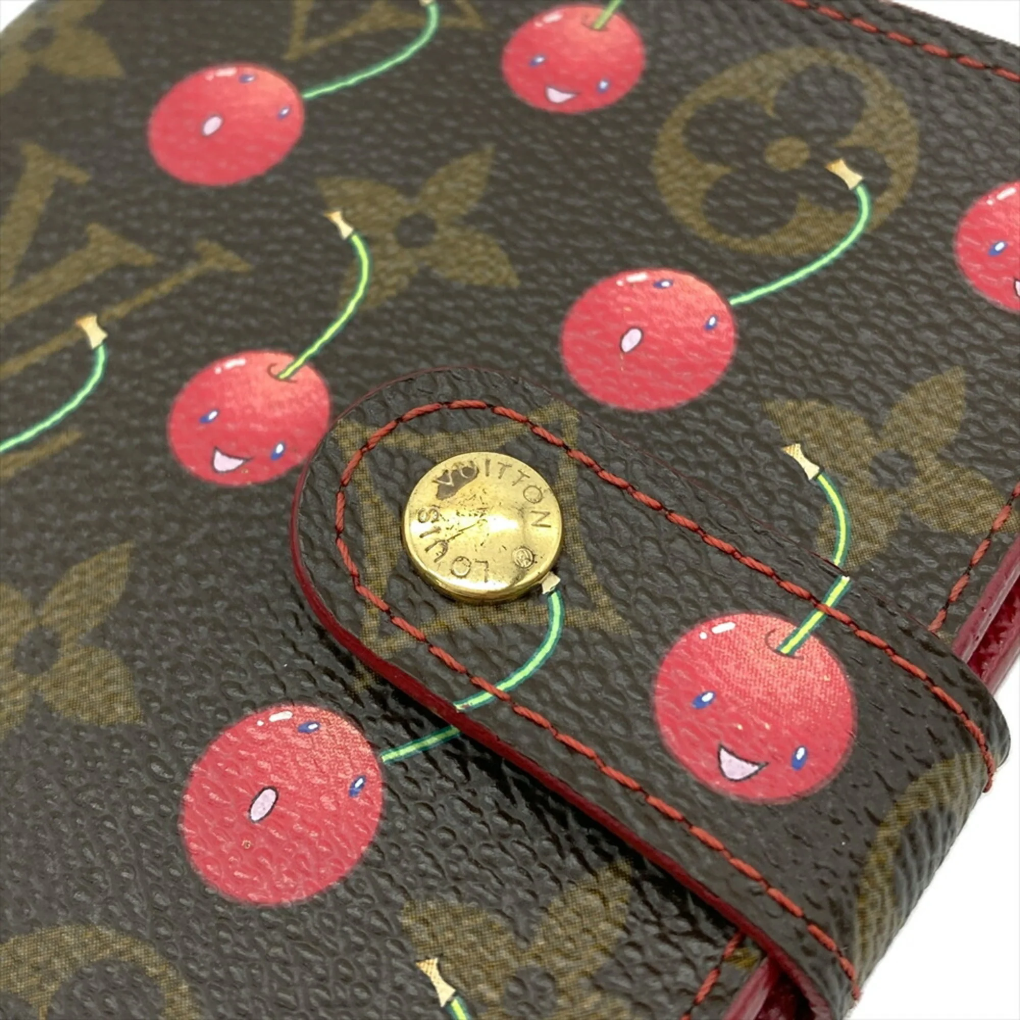 Compact Zippe Wallet Limited Edition Monogram Cerises - Image 4