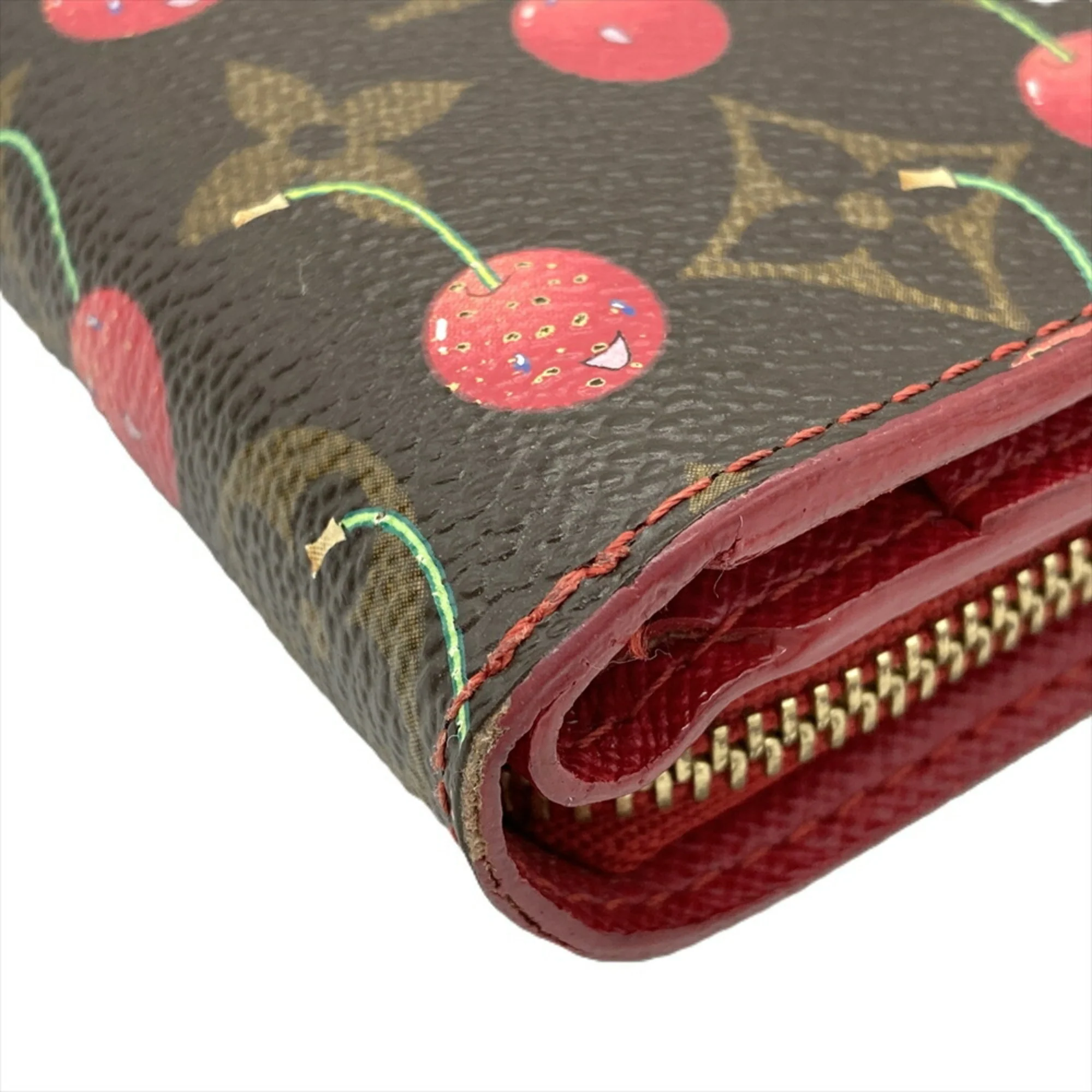 Compact Zippe Wallet Limited Edition Monogram Cerises - Image 5