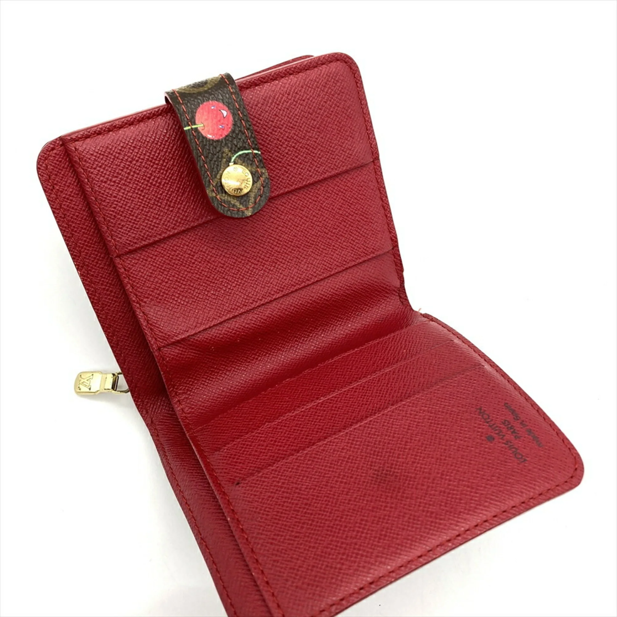 Compact Zippe Wallet Limited Edition Monogram Cerises - Image 7