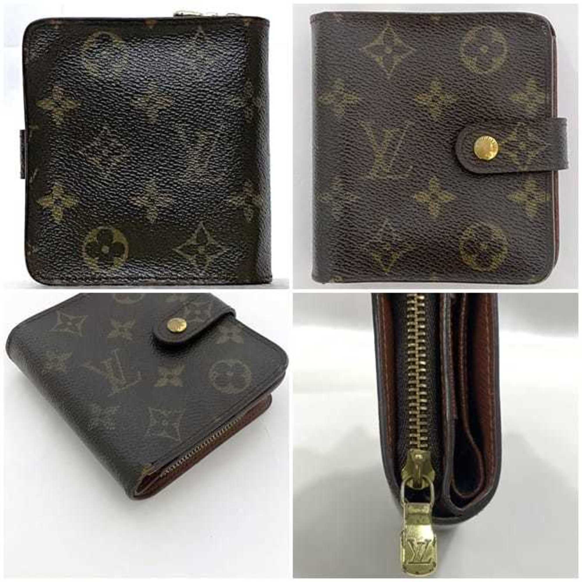 Compact Zippe Wallet Monogram Canvas - Image 3