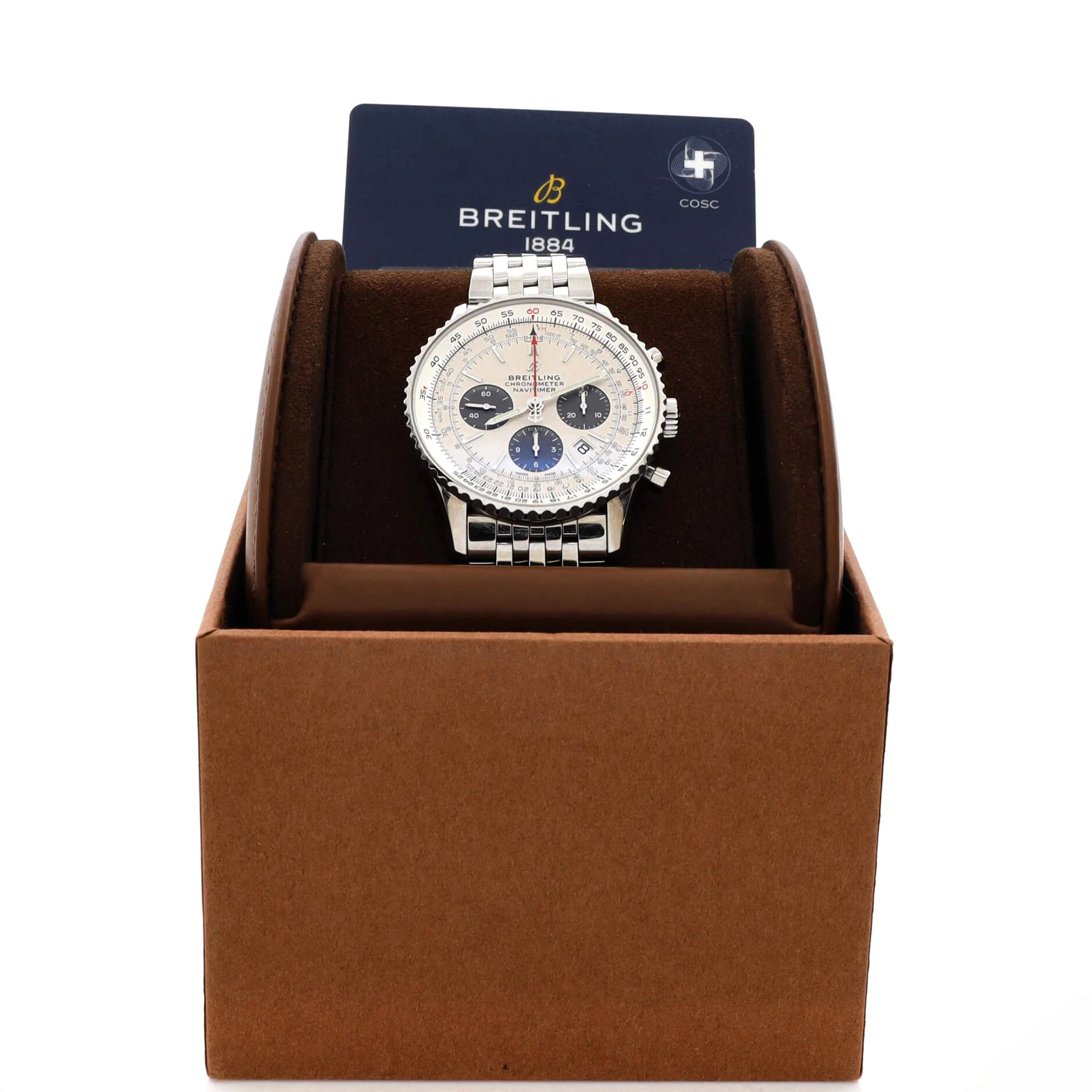 Navitimer B01 Chronograph Automatic Watch Stainless Steel 43 - Image 2
