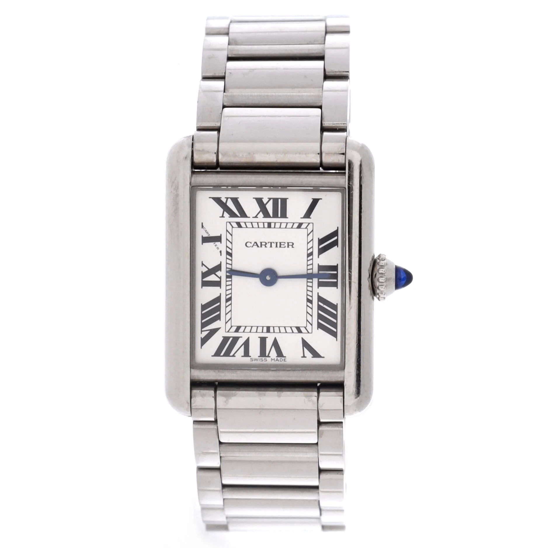 Must de Cartier Tank Quartz Watch Stainless Steel 22