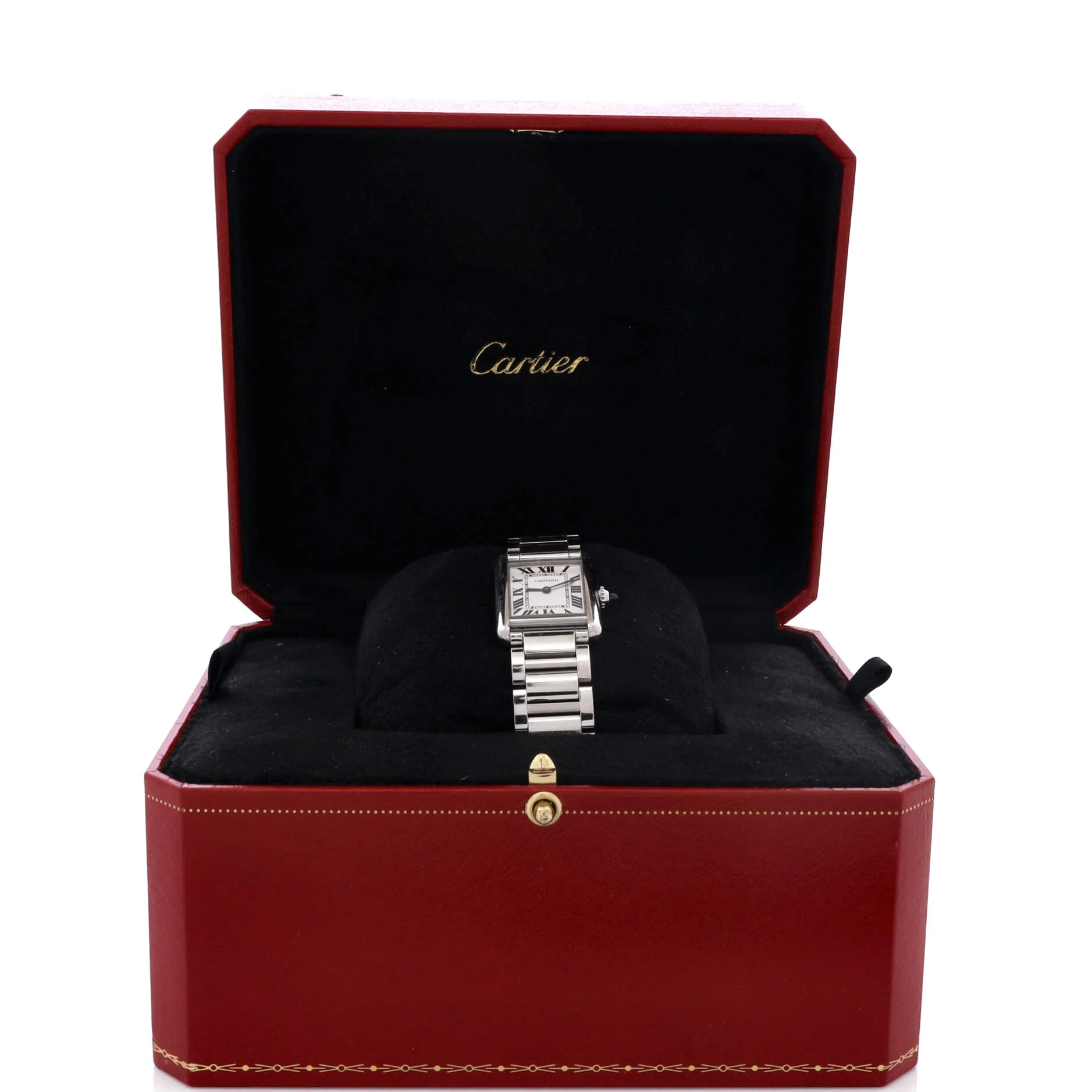 Must de Cartier Tank Quartz Watch Stainless Steel 22 - Image 2