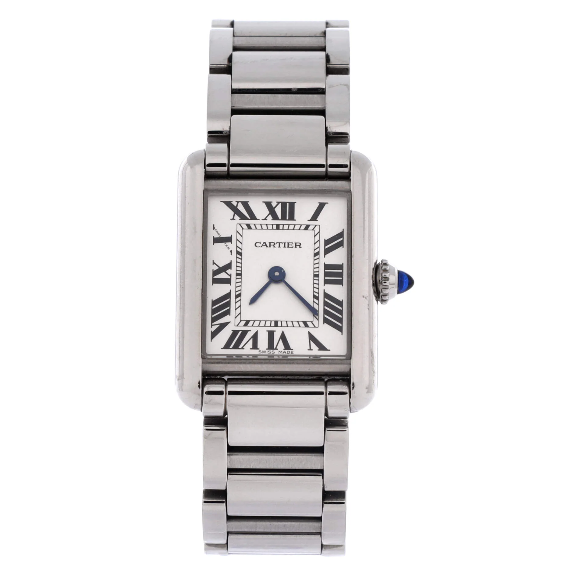 Must de Cartier Tank Quartz Watch Stainless Steel 22