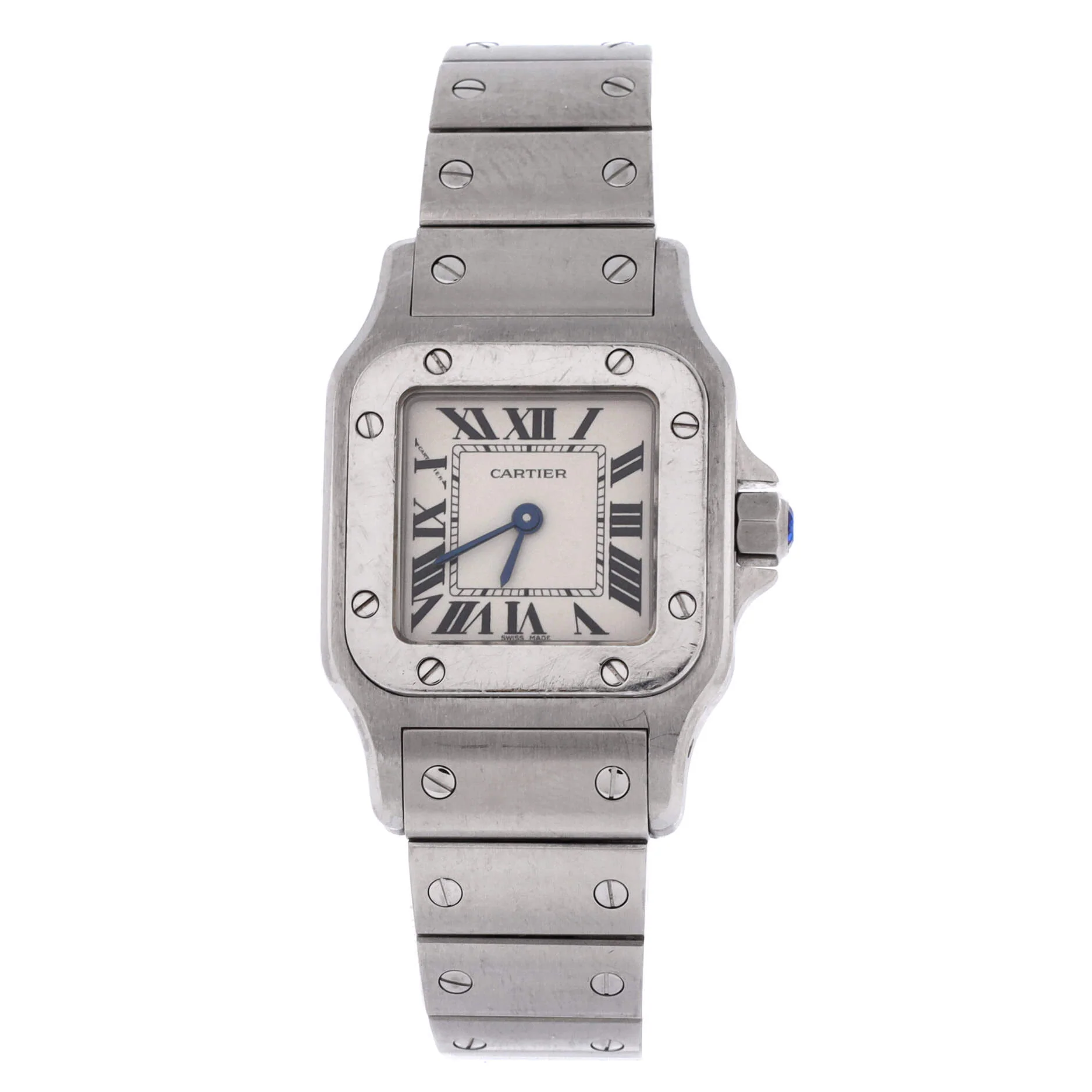 Santos de Cartier Galbee Quartz Watch Stainless Steel 24
