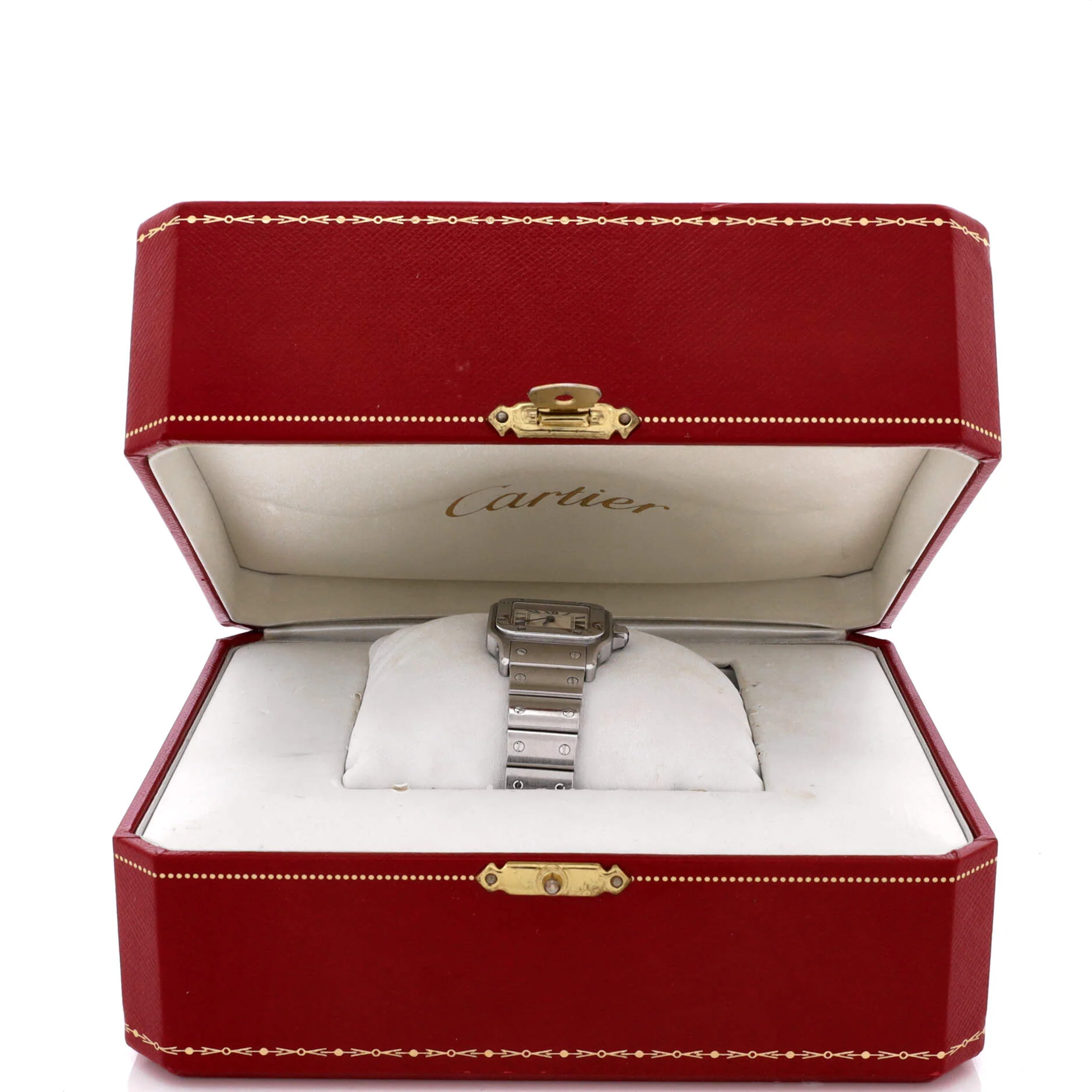 Santos de Cartier Galbee Quartz Watch Stainless Steel 24 - Image 2