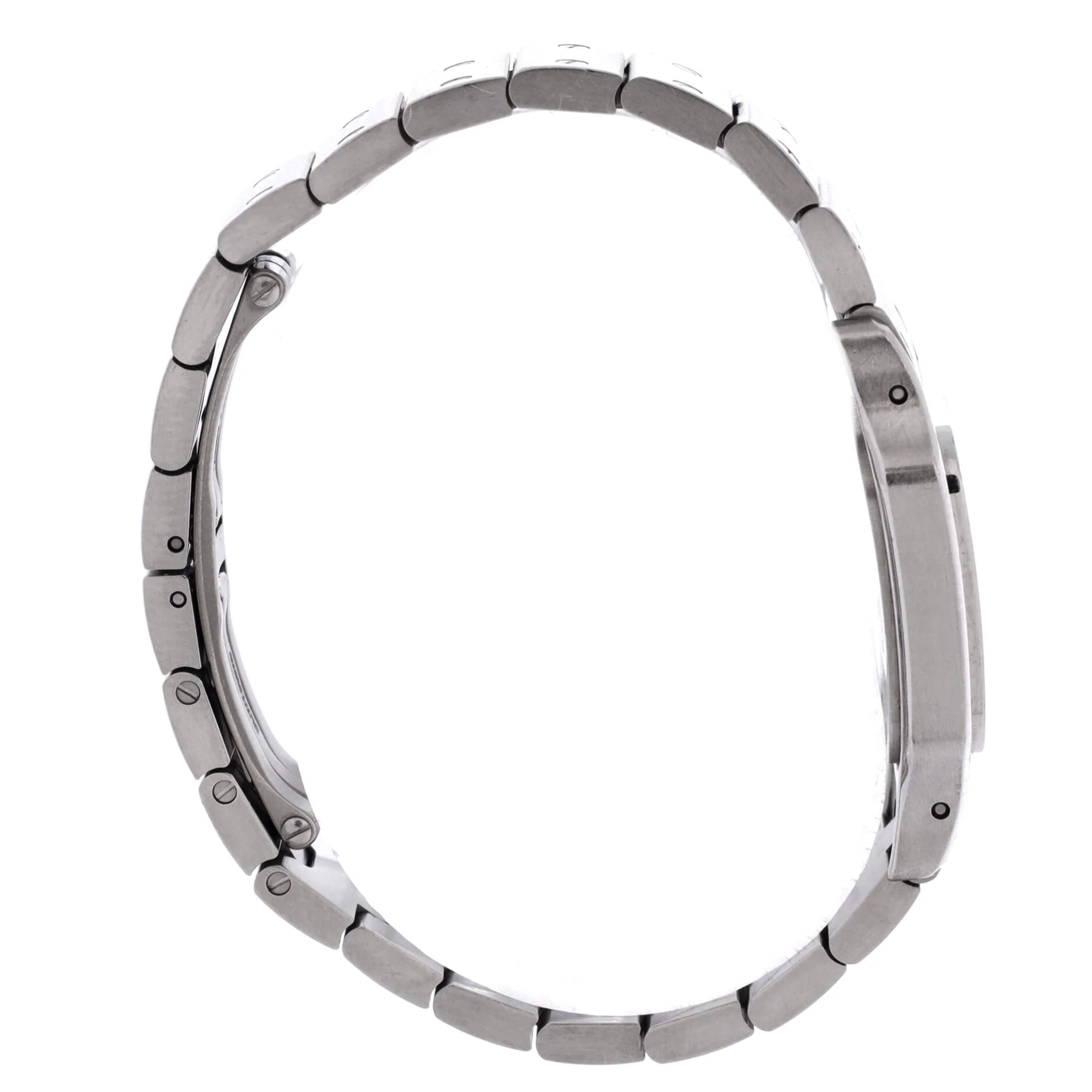 Santos de Cartier Galbee Quartz Watch Stainless Steel 24 - Image 4
