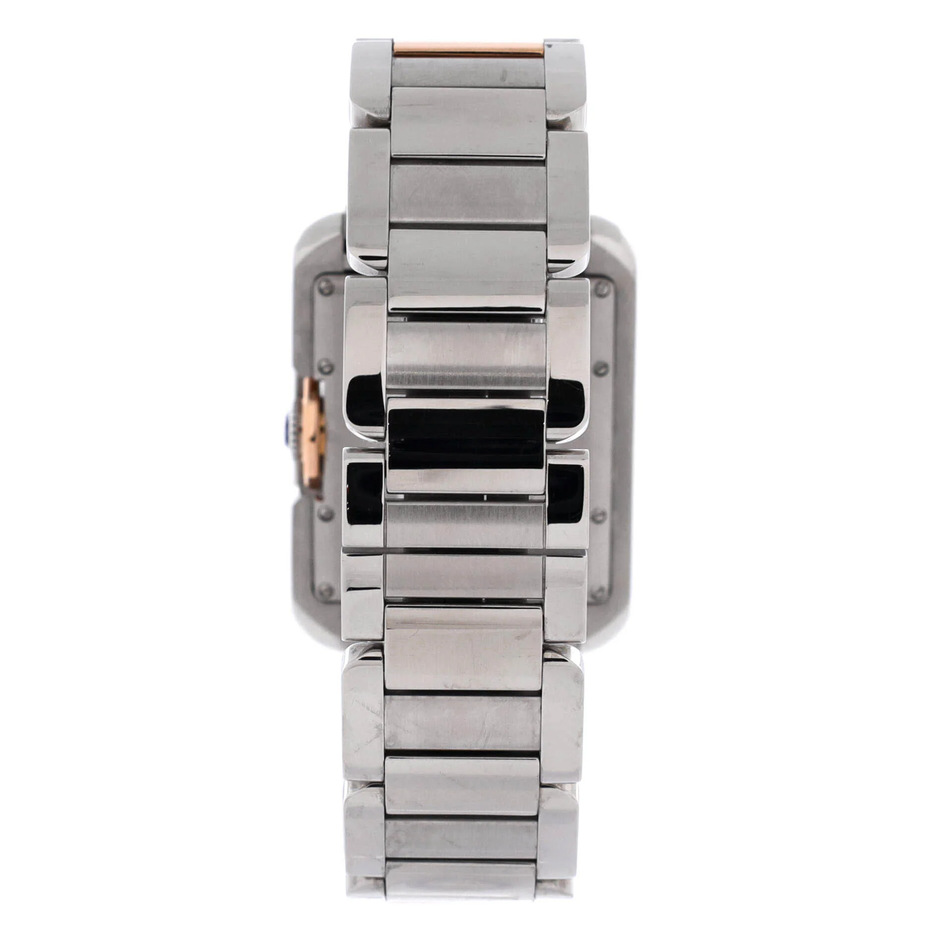 Tank Anglaise Automatic Watch Stainless Steel and Rose Gold 30 - Image 5