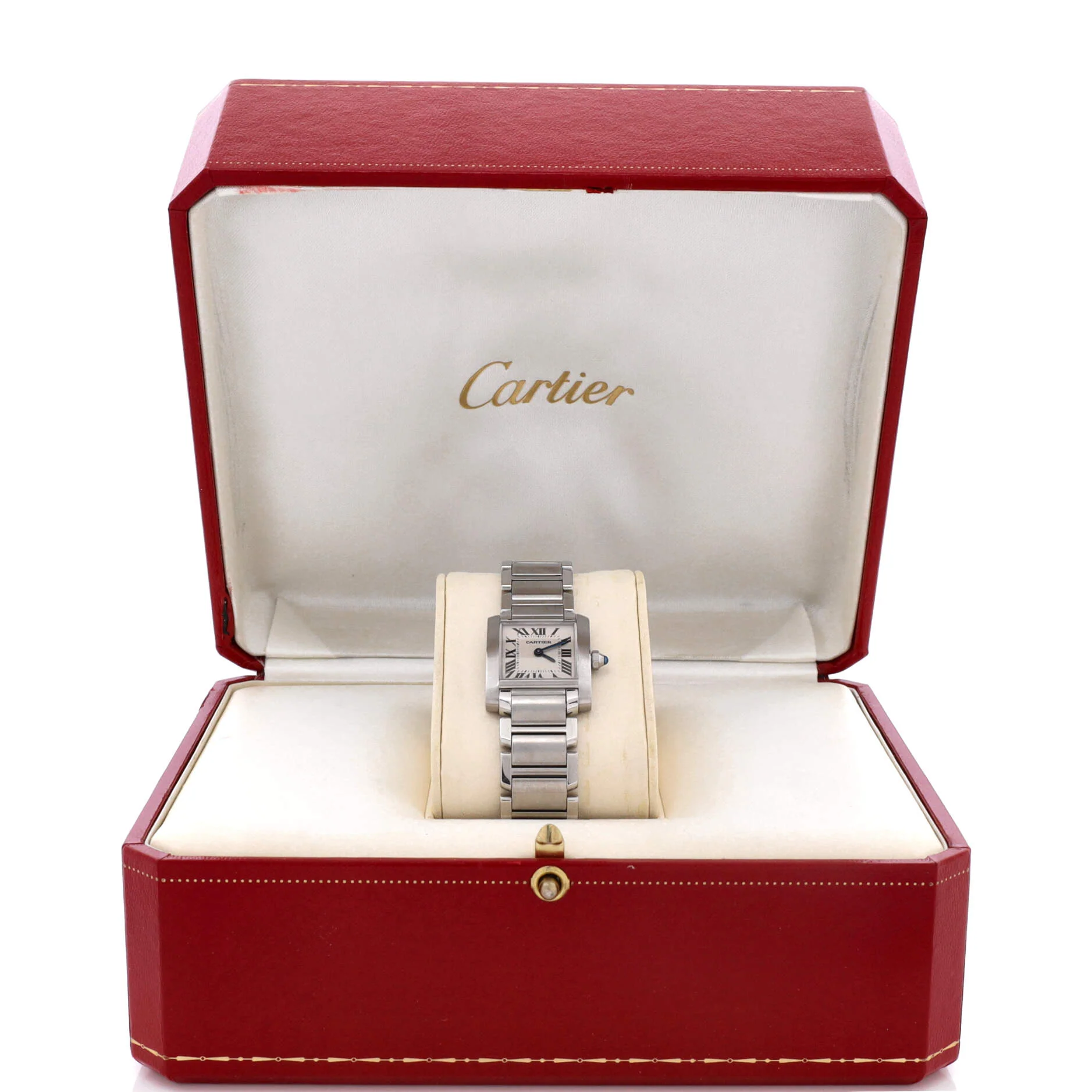 Tank Francaise Quartz Watch Stainless Steel 20 - Image 2