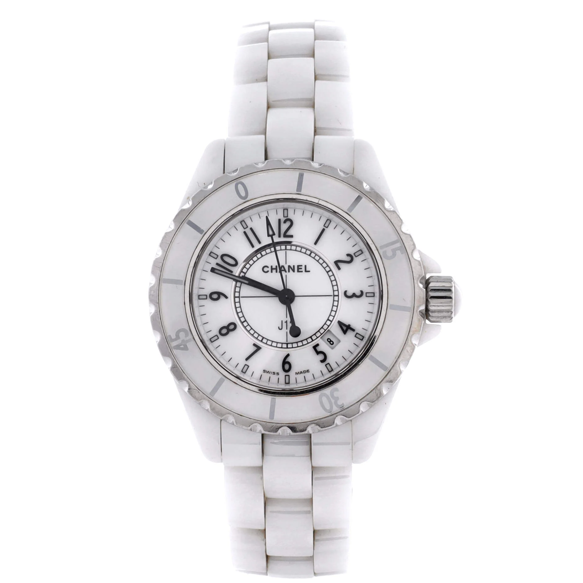 J12 Quartz Watch Ceramic and Stainless Steel 33