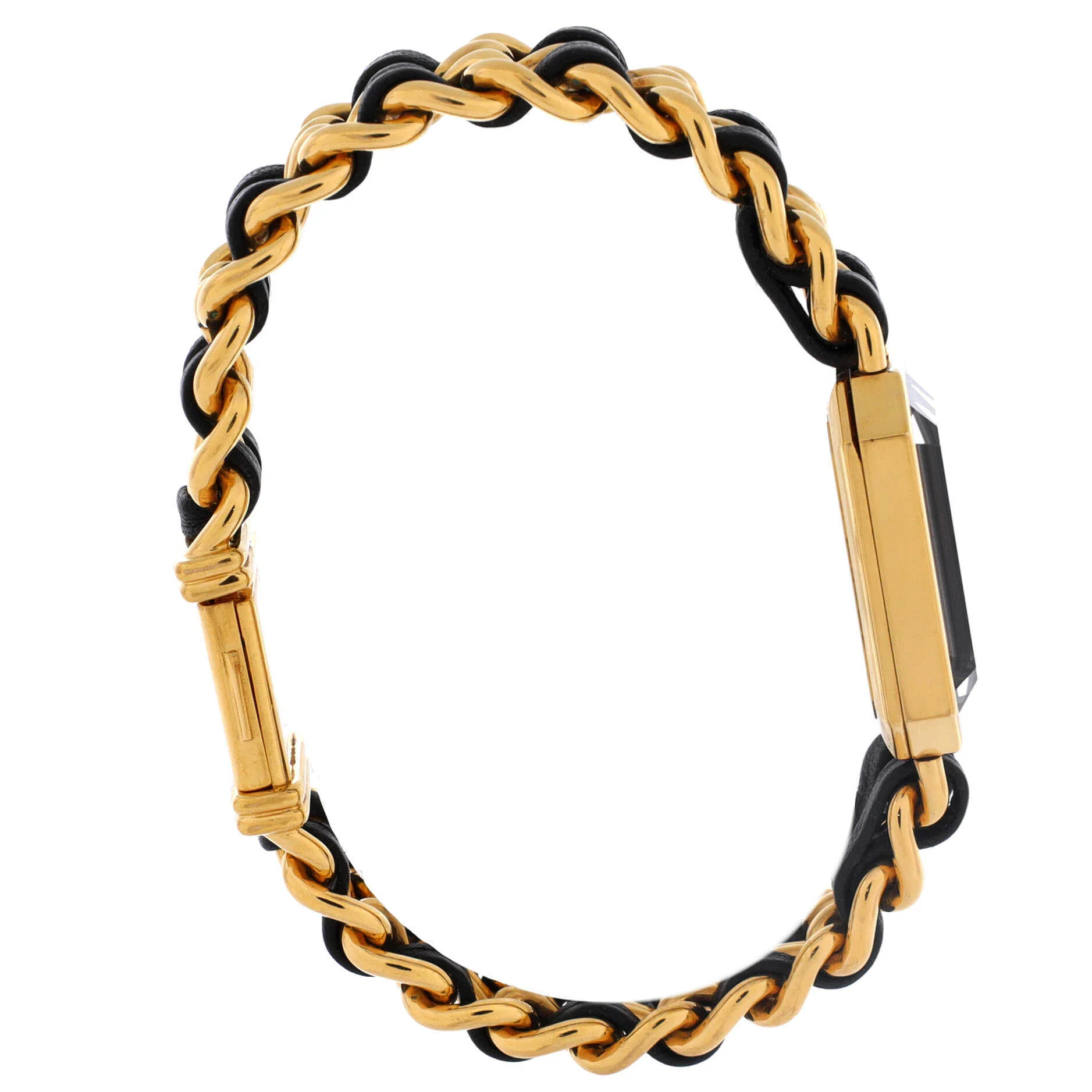 Premiere Rock Quartz Watch Plated Metal and Leather 20 - Image 3