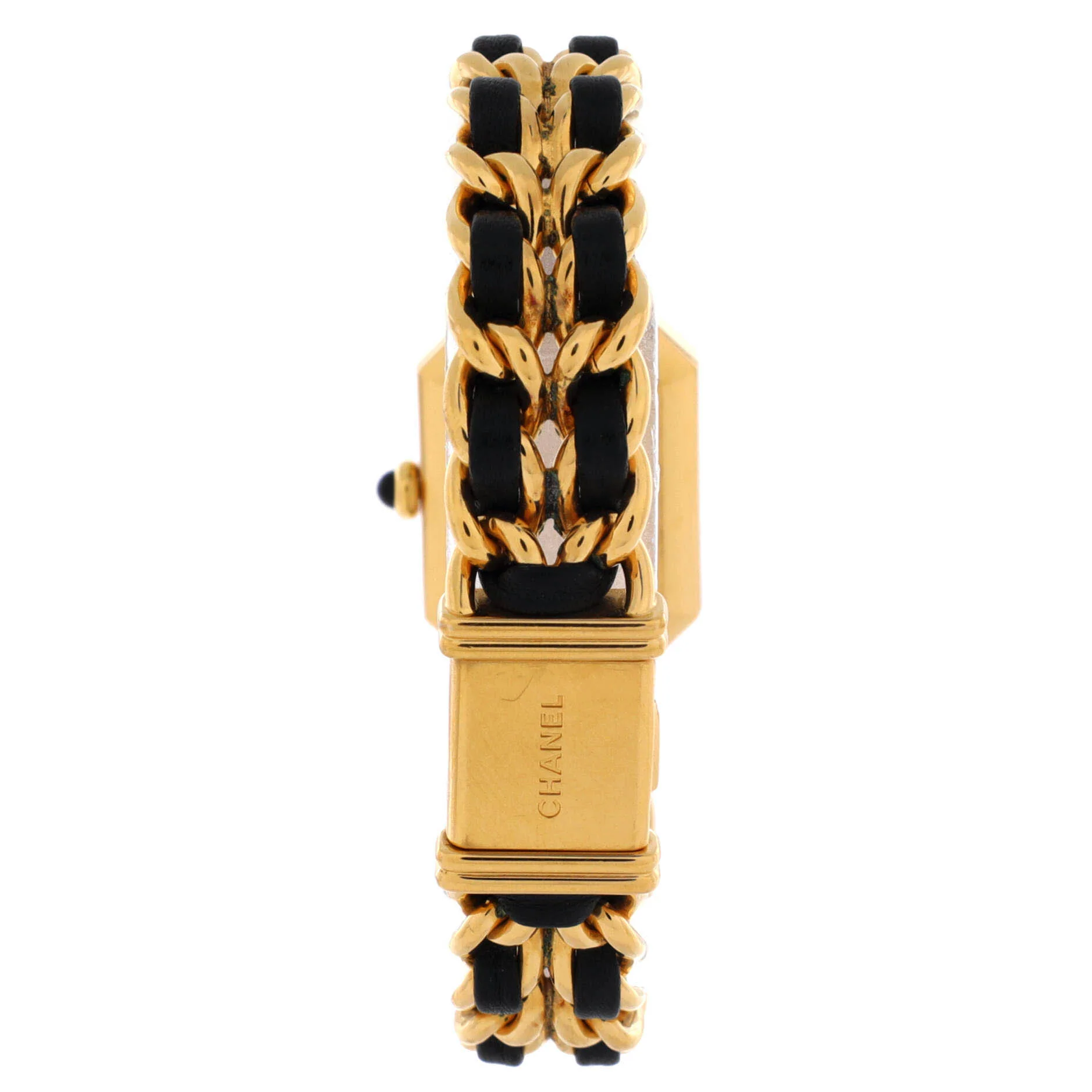 Premiere Rock Quartz Watch Plated Metal and Leather 20 - Image 4