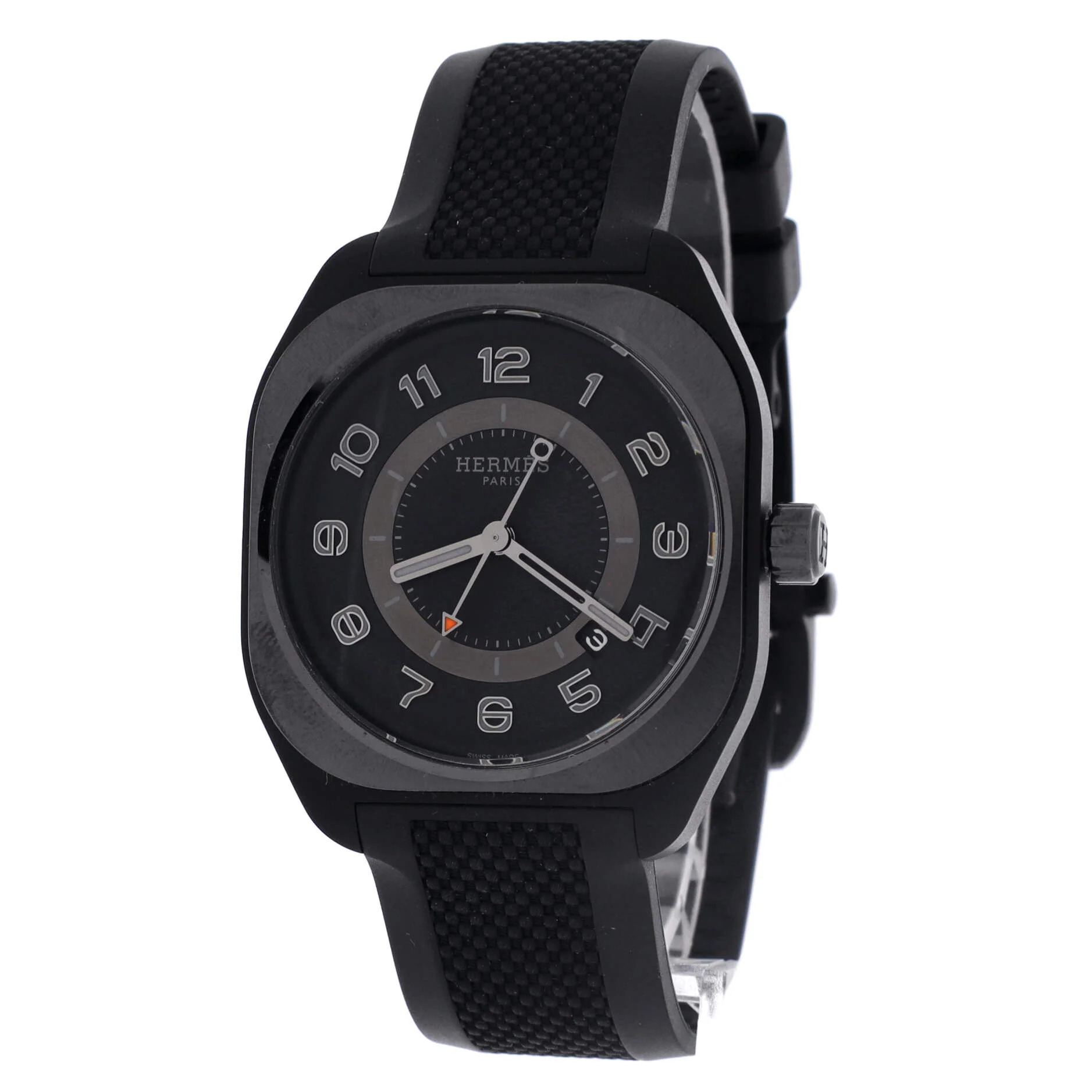 H08 Automatic Watch Titanium and Rubber 39 - Image 3