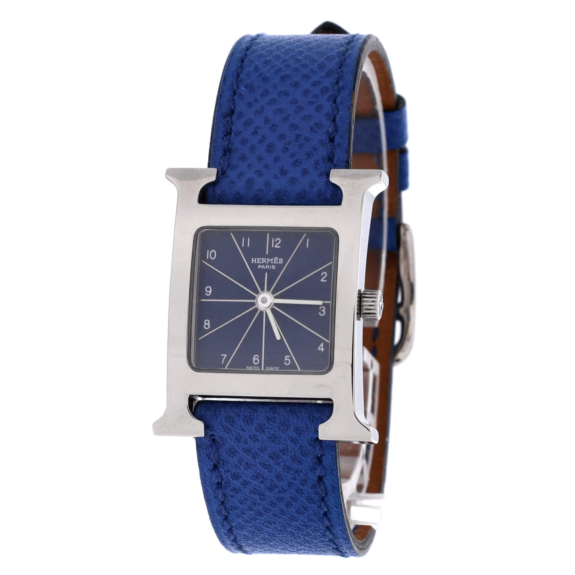 Heure H Quartz Watch Stainless Steel and Leather 21 - Image 2