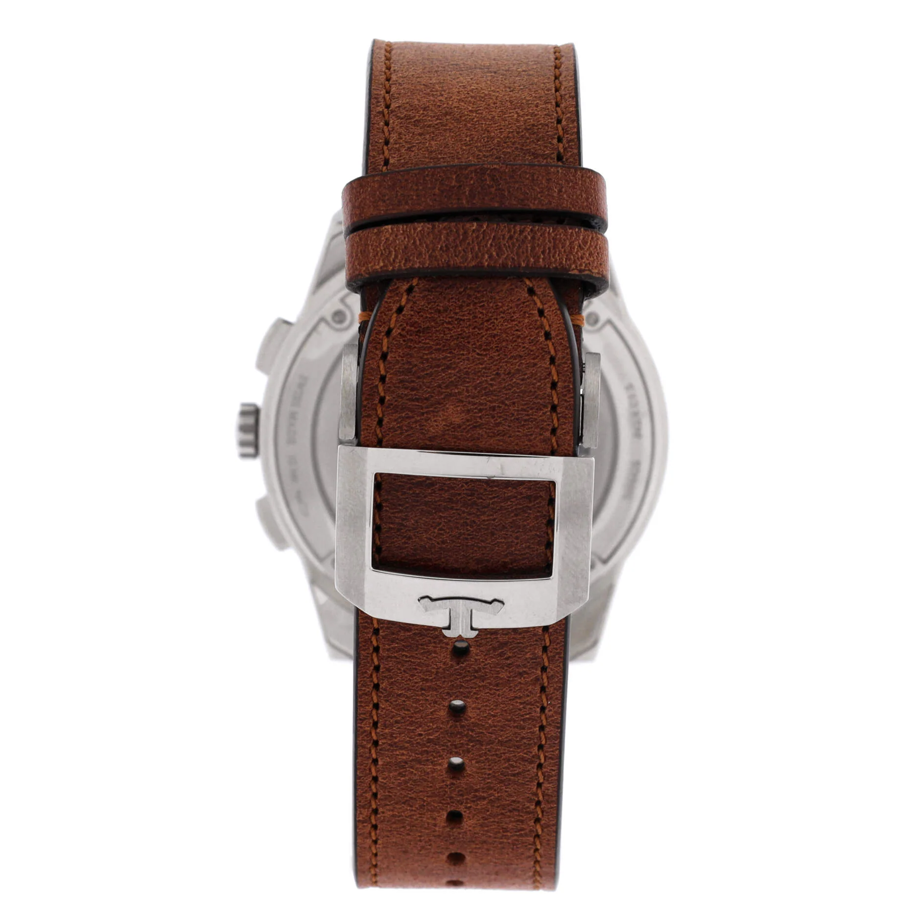Polaris Chronograph Automatic Watch Stainless Steel and Leather 42 - Image 5