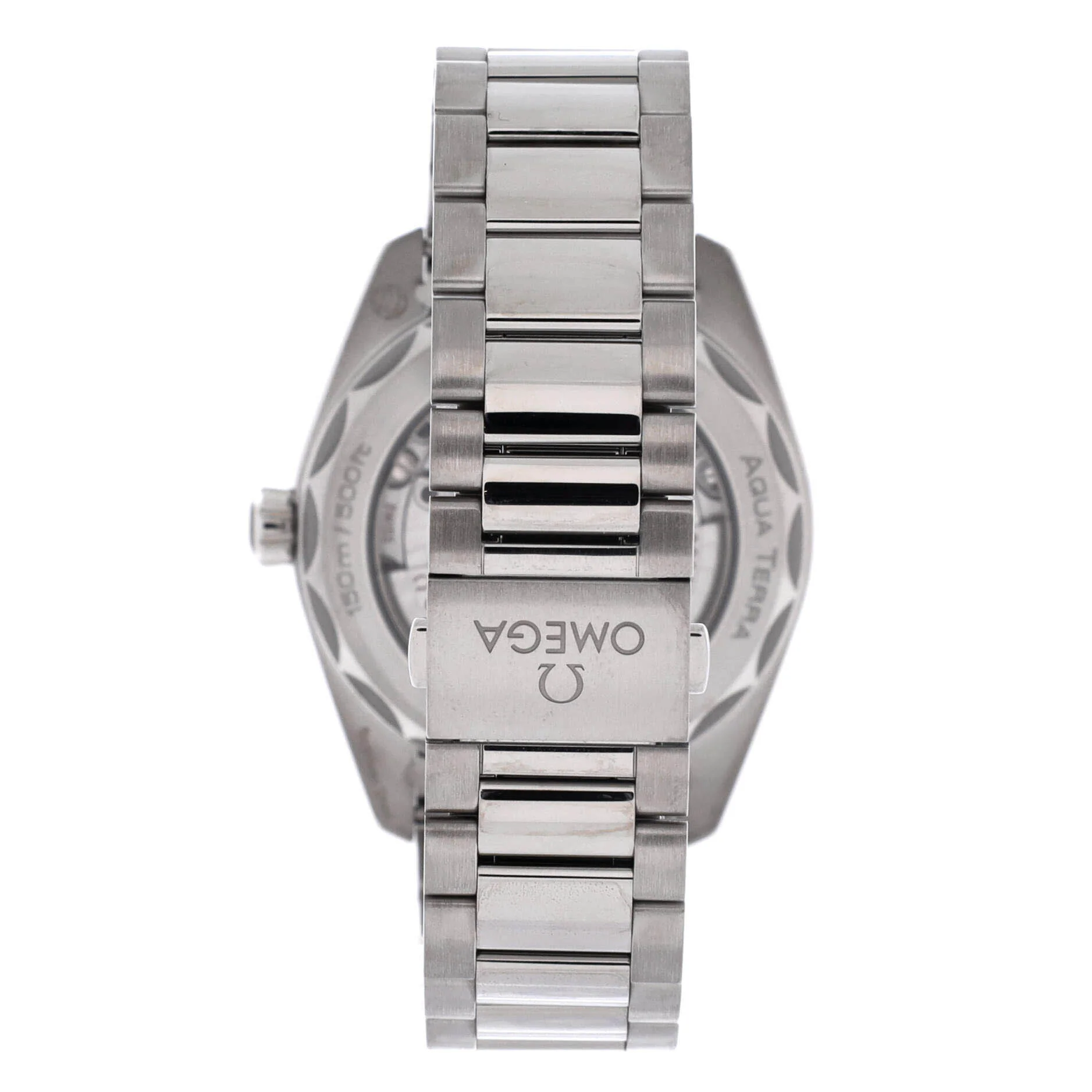 Seamaster Aqua Terra 150M Co-Axial Master Chronometer Automatic Watch Stainless Steel with Diamond Markers and Shimmer Dial 38 - Image 5
