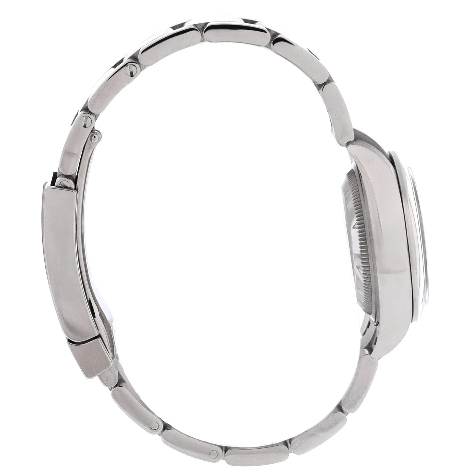 Oyster Perpetual Beige Automatic Watch Stainless Steel 28 - Image 4