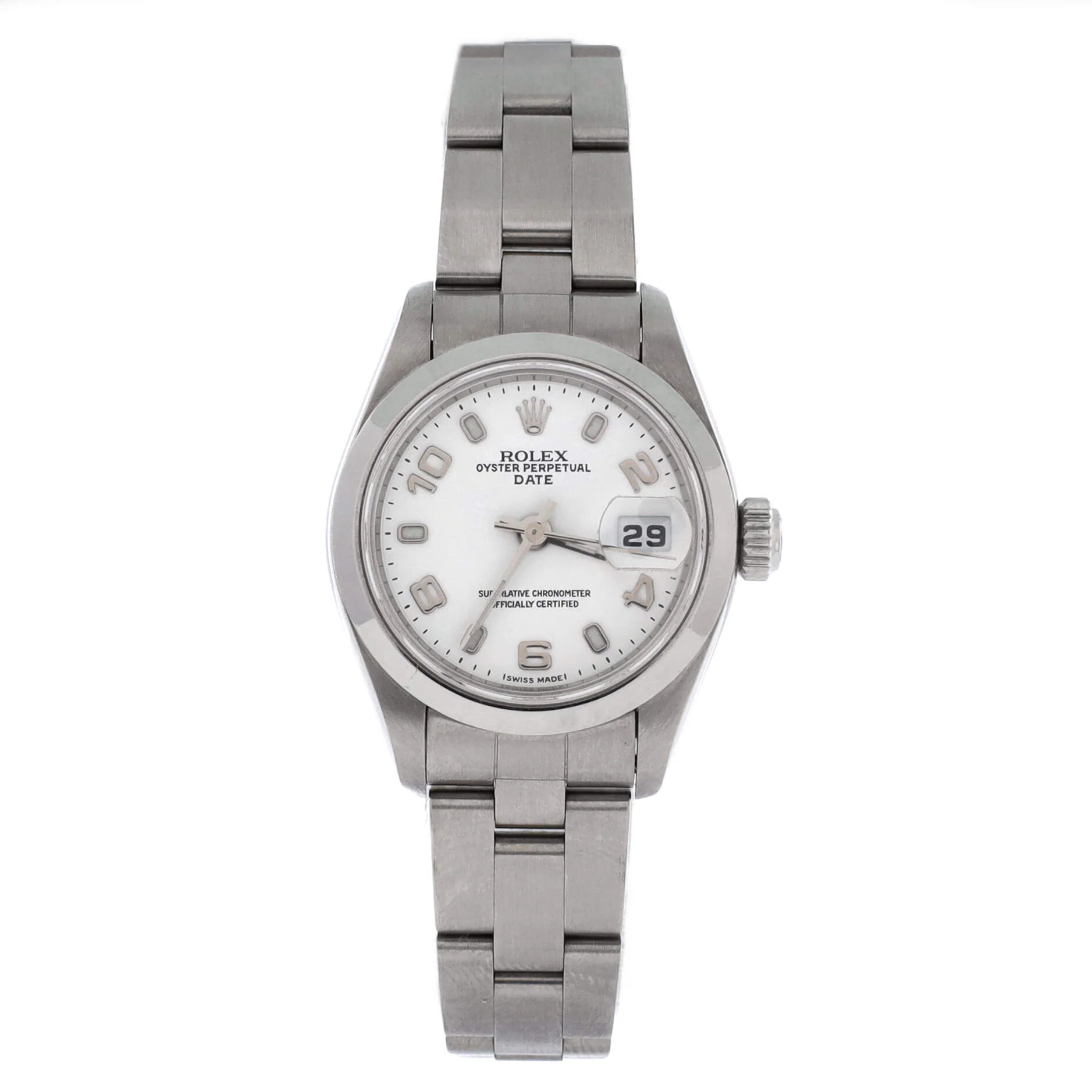 Oyster Perpetual Date Automatic Watch Stainless Steel 26