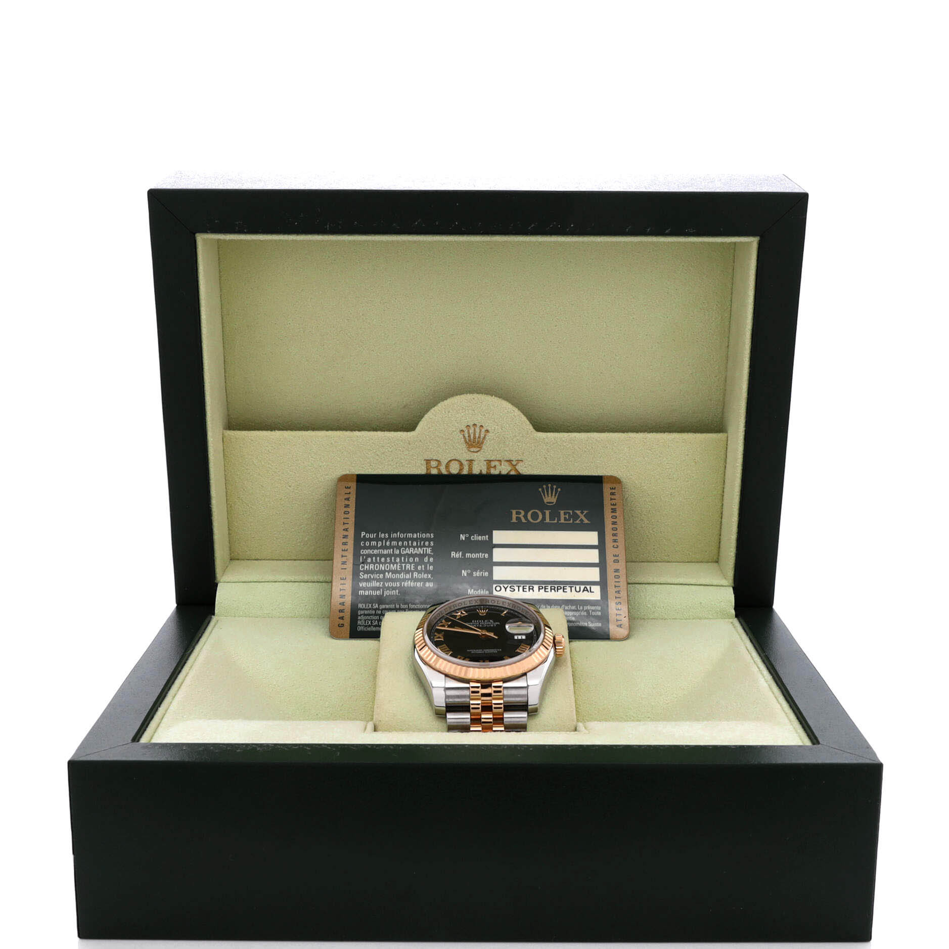 Oyster Perpetual Datejust Automatic Watch Stainless Steel and Rose Gold 36 - Image 2